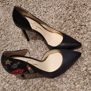 Jessica Simpson Black heels size 7.5